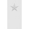 Ekena Millwork Standard Foster Star Plinth Block With Square Edge, 3"W x 6"H x 1/2"P PBP030X060X050FOS06 - alternate 2
